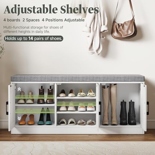 Turosur Shoe Storage Bench for Entryway - Image 4