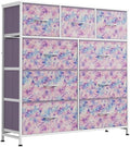 WLIVE Tall Dresser for Bedroom, 9 Drawer Chest of Drawers by WLIVE