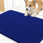 OLANLY Dog Door Mat for Muddy Paws 24x16, Super Absorbent Chenille Mud Mat by OLANLY