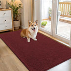 OLANLY Dog Door Mat for Muddy Paws 54x32, Super Absorbent Chenille Mud Mat by OLANLY