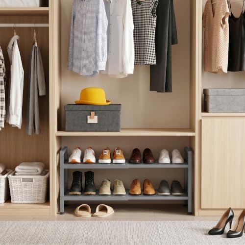 Expandable Shoe Rack for Closet, Shoe Storage - Image 2
