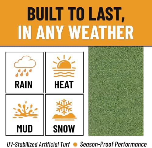 Ottomanson Artificial Grass Turf Runner Pro 31" x 28' - Image 5