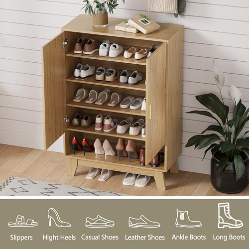 HUANLEGO Shoe Cabinet Storage for Entryway - Image 3