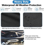 Winch Cover, Heavy Duty Waterproof Dust-Proof Winch Protection Cover, - Image 4