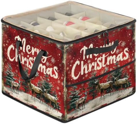 Merry Christmas Fabric Shoe Organizer by Mintoprints