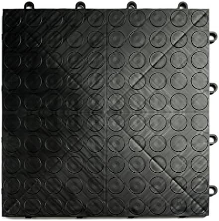 GarageDeck Coin Pattern, Durable Interlocking Modular Garage Flooring Tile by BigFloors
