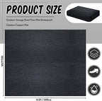 Shed Floor Mat 6 x 8.2 ft, PE Backing - Image 2