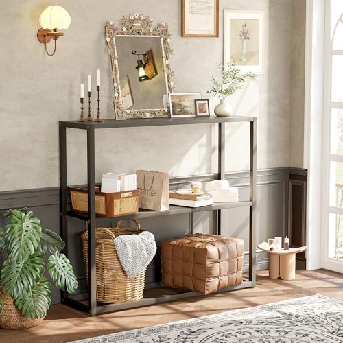 TIQLAB Small Entryway Table, 29.5" Narrow Console Table - Image 2