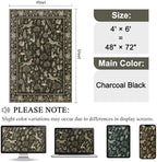DUKINO 4x6 Area Rug, Washable Rug - Image 2