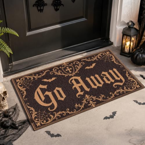 Halloween Door Mat with Go Away Design - Image 2