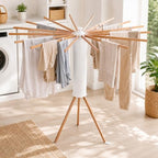 Cuteam Tripod Clothes Drying Rack, Foldable Rotary Laundry Drying Rack - Image 6