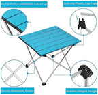 Grope Portable Camping Table, Aluminum Folding Beach Table - Image 3