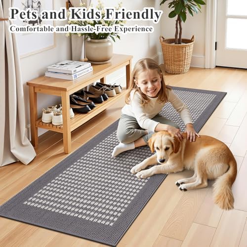 Ileading Laundry Room Runner Rug 2'x6' Non Slip Farmhouse Kitchen Floor Mats - Image 3
