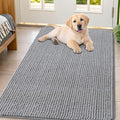 Smiry Dog Door Mat for Muddy Paws 48x32, Absorbent Low-Profile Doormats by Smiry