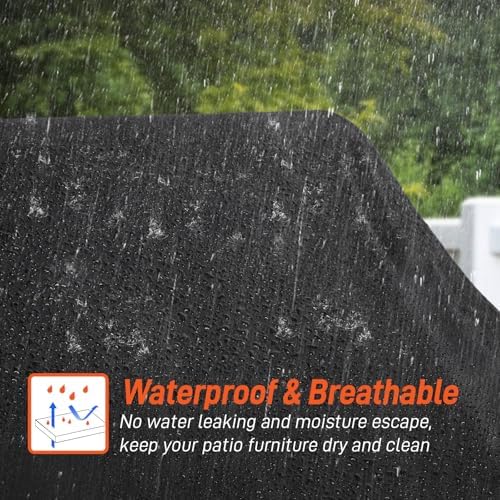 Arcedo 2 Pack Waterproof Patio Chair Covers - Image 5