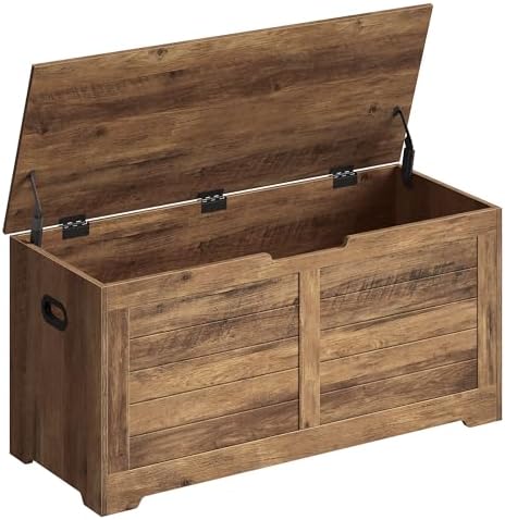 VASAGLE Storage Chest, 39.4 Inches Width Bench by VASAGLEbySONGMICSHOME