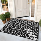 OLANLY Indoor Door Mat 32x20, Low-Profile Doormat, Deep Black - Image 7