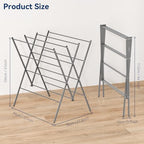 Whitmor Drying Rack Clothing, Large 12 Drying Poles Clothes Drying Rack - Image 2