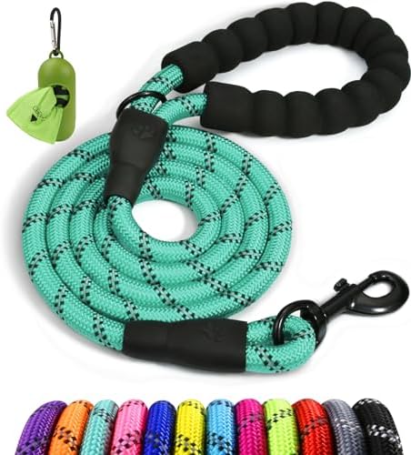 Taglory Rope Dog Leash for Small Medium Dogs, 6 FT Padded Handle by Taglory