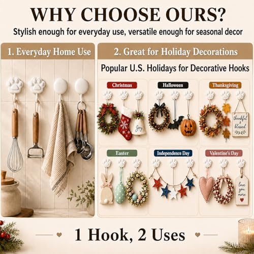 Adhesive towel hooks for bathrooms, No Drill Shower Hooks - Image 7