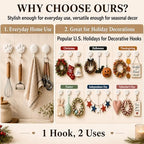 Adhesive towel hooks for bathrooms, No Drill Shower Hooks - Image 7