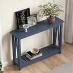 ChooChoo Farmhouse Console Table, Narrow Sofa Table - Image 4