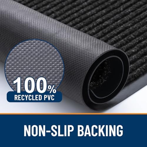 OLANLY 2-Pack Front Door Mats 47x23, Waterproof Heavy-Duty Doormats - Image 3