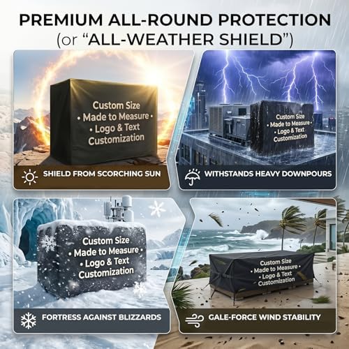 Custom Fit Equipment Dust Protection Covers, Made to Measure Size - Image 6