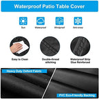 Rectangular Coffee Table Cover 100% Waterproof, Patio Furniture Cover - Image 4