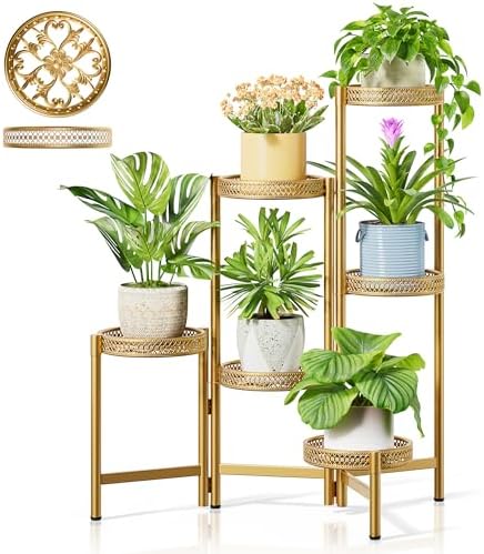 6 Tiered Plant Stand Indoor for Multiple Large Planter, Tall Heavy Duty by Unknown