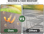 72 PCS Plastic Interlocking Deck Patio Tiles - Image 5