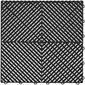 Swisstrax Ribtrax PRO Garage Floor Tiles, Jet Black by Swisstrax