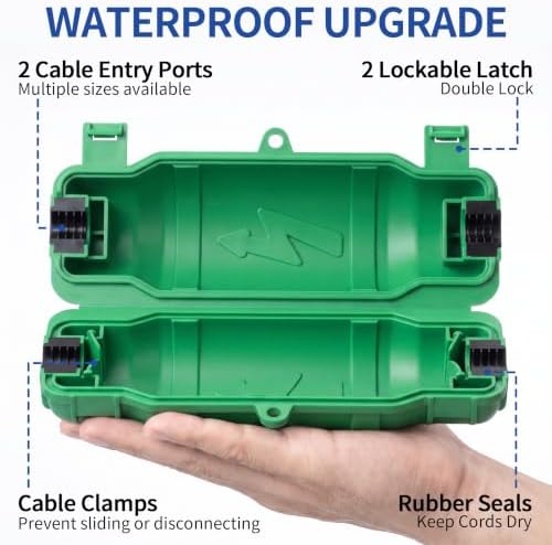 7 Pack Outdoor Extension Cord Safety Cover, Waterproof - Image 4