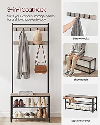 VASAGLE Coat Rack, Hall Tree - Image 3