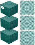 VEVOR Interlocking Drainage Mat, 12” x 12” Splicing Drainage Mats, Non-Slip PP by VEVOR