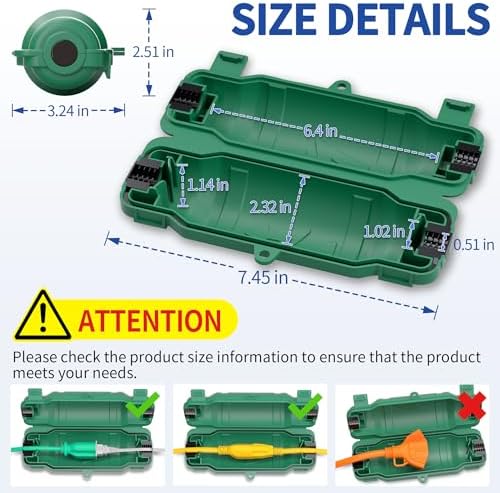 7 Pack Outdoor Extension Cord Safety Cover, Waterproof - Image 2