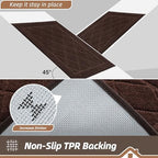 BEQHAUSE Dirt Trapper Door Mat 36" x 60", Doormat Non-Slip - Image 5