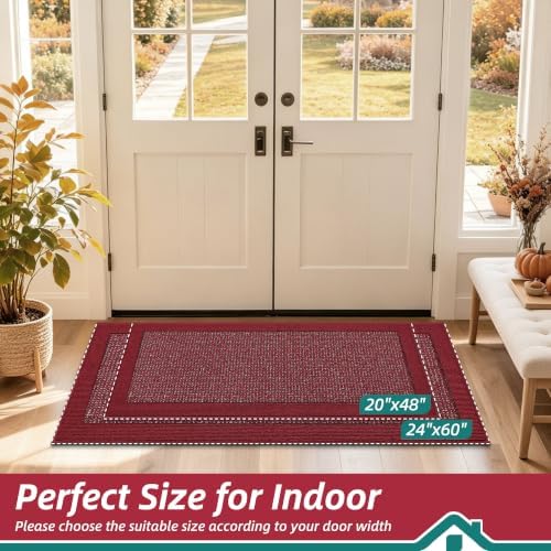 BEQHAUSE Indoor Door Mat 24" x 60", Dirt Trapper Door Mats - Image 2
