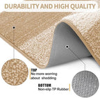 Kitinjoy Indoor Outdoor Door Mat, 59x24 Non-Slip Dirt Trapper Doormats - Image 3