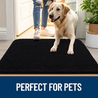 OLANLY Dog Door Mat for Muddy Paws 47x20, Super Absorbent Chenille Mud Mat - Image 6