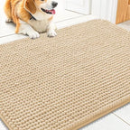 Smiry Dog Door Mat for Muddy Paws 30x17, Absorbent Low-Profile Doormats by Smiry