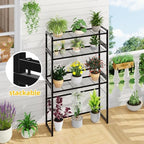 Simple Trending 3 Tier Metal Plant Stand Outdoor Indoor Waterproof, Stackable - Image 3