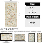 DUKINO 2x4 Rug for Entryway, Animal Washable Runner Rug for Kitchen - Image 2