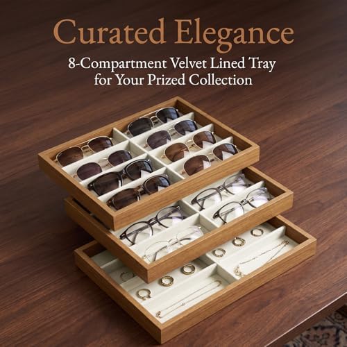 Stratalife 8 Grids Drawer Sunglasses Organizer Tray - Image 6