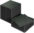 SUPERJARE 0.56'' Thick 192 Sq Ft Rubber Top Gym Flooring by SUPERJARE