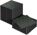 SUPERJARE 0.56'' Thick 192 Sq Ft Rubber Top Gym Flooring by SUPERJARE