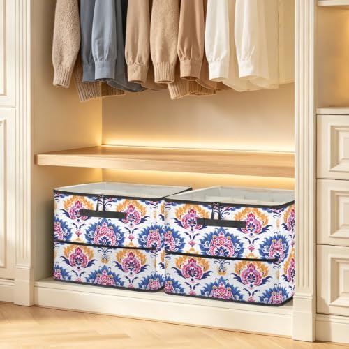 Boho Mandala Floral Shoe Organizer - Image 6