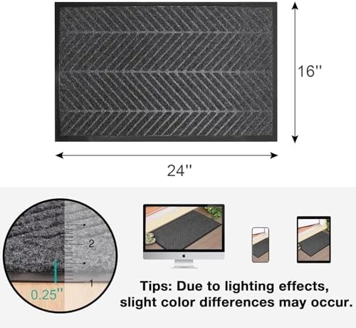 16"x24" Front Door Mat Indoor Outdoor, Welcome Doormat - Image 2