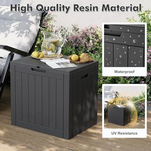 Outdoor Storage Box Waterproof, 32 Gallon Deck Box - Image 3