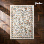 jinchan 2x3 Floral Vintage Washable Accent Entryway Rug - Image 2